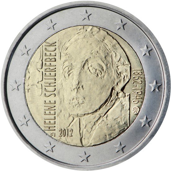 Finlandia 2012 2 € euros conmemorativos 150 Av Helene Schjerfbeck Finlandia 2012 2 € euros conmemorativos 150 Av Helene Schjerfbeck