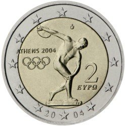 Grecia 2004 2 € euros conmemorativos Juegos Olímpicos de Atenas 