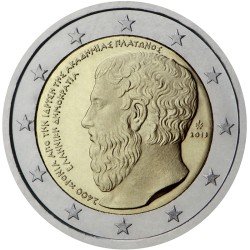Grecia 2013 2 € euros conmemorativos Av Academia Platón 