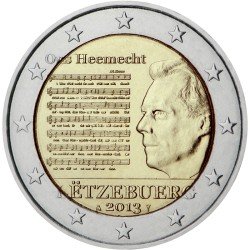 Luxemburgo 2013 2 € euros conmemorativos Himno nacional Luxemburgo 2013 2 € euros conmemorativos Himno nacional