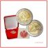 Monaco 2011 Cartera Estuche Oficial Moneda 2 € euros BU Boda