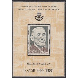 Libro Oficial Correos España 1980