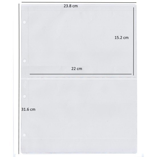 Pardo 101200 Pack de 10 fundas  2 compartimentos 