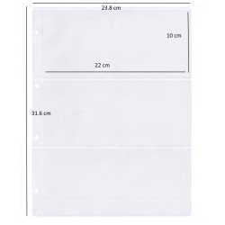 Pardo 101300 Pack de 10 fundas 3 compartimentos Pardo 101300 Pack de 10 fundas 3 compartimentos