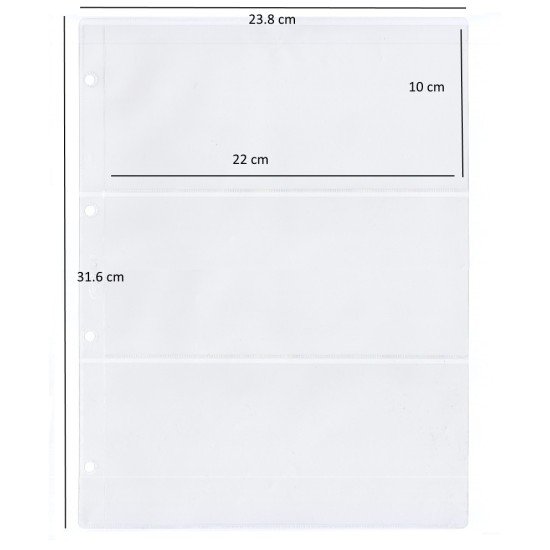 Pardo 101300 Pack de 10 fundas 3 compartimentos Pardo 101300 Pack de 10 fundas 3 compartimentos