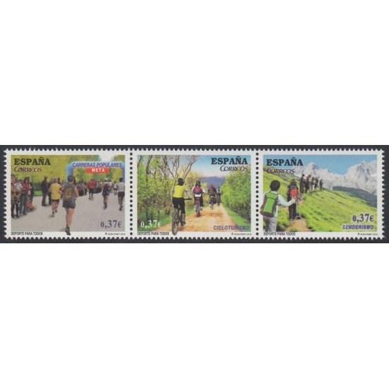 España Spain 4832/34 2013 Deportes Sports bicycle MNH
