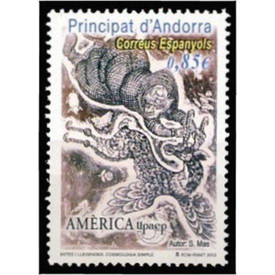 Andorra Española 399 2012 América Upaep MNH 