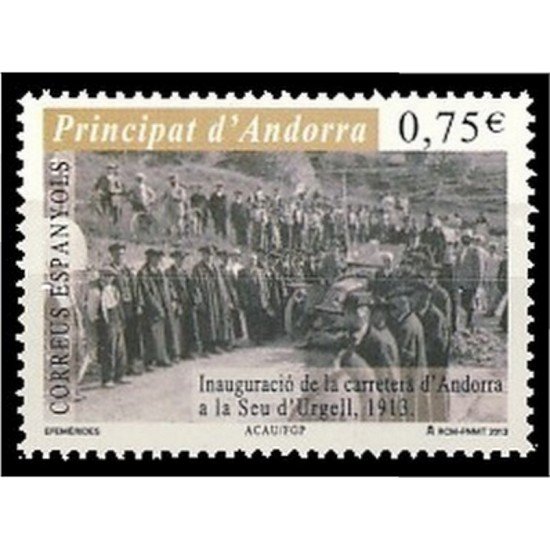 Andorra Española 402 2013 Vía Andorra a Seo Urgell MNH 