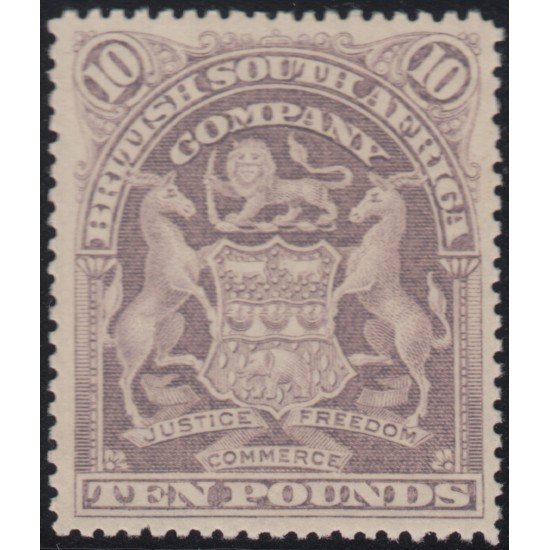 Africa del Sur Compañía South Africa Company Rhodesia Nº 73 1898 - 1908 Coat of arms