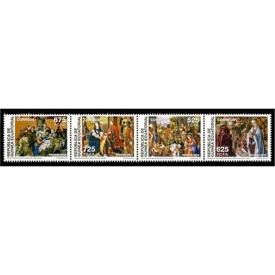Guinea Ecuatorial 470/73 2012 Navidad MNH Guinea Ecuatorial 470/73 2012 Navidad MNH