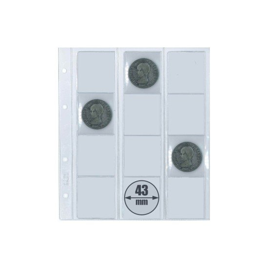 Hojas Monedas Safi Numis 4 anillas 12 departamentos 013931 Hojas Monedas Safi Numis 4 anillas 12 departamentos 013931