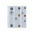 Hojas Monedas Safi Numis 4 anillas 33 departamentos mixto 013935