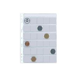 Hojas monedas neutral Safi 4 anillas 30 departamentos 013133 Hojas monedas neutral Safi 4 anillas 30 departamentos 013133