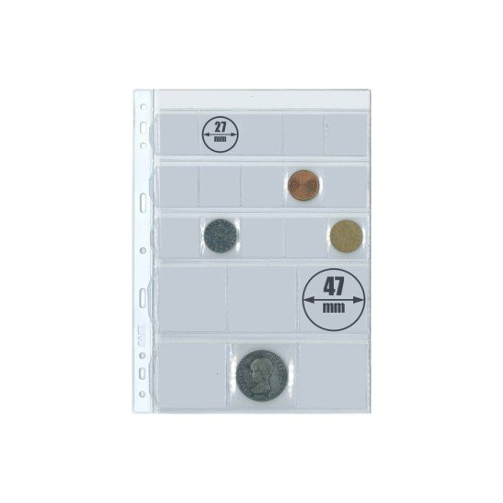 Hojas monedas neutral Safi 4 anillas 21 departamentos 013135 Hojas monedas neutral Safi 4 anillas 21 departamentos 013135