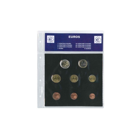 Hoja Euros España 10 (2x12) Monedas CT SAFI catalán 01421012C Hoja Euros España 10 (2x12) Monedas CT SAFI catalán 01421012C