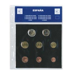 Hoja Euros España 8 Monedas SAFI castellano 014208 Hoja Euros España 8 Monedas SAFI castellano 014208