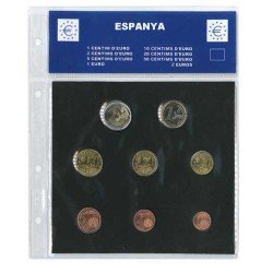 Hoja Euros España 8 Monedas CT SAFI catalán 014208C Hoja Euros España 8 Monedas CT SAFI catalán 014208C