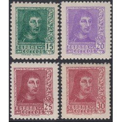 España Spain 841/44 1938 Fernando El Católico MNH España Spain 841/44 1938 Fernando El Católico MNH