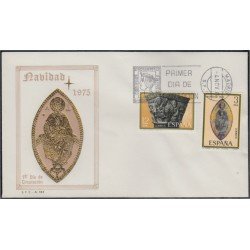 España Spain 2300/01 1975 Navidad SPD Sobre Primer Día España Spain 2300/01 1975 Navidad SPD Sobre Primer Día
