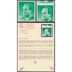 España Spain Variedad  2801c 1985 Juan Carlos I Variety