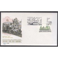 España Spain 3265 1993 I Centenario del ferrocarril Tren Igualada Martorell SPD Sobre Primer Día