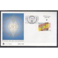 España Spain 3626 1999 L Aniversario de la Unión de Radioaficionados Españoles SPD Sobre Primer Día España Spain 3626 1999 L Aniversario de la Unión de Radioaficionados Españoles SPD Sobre Primer Día