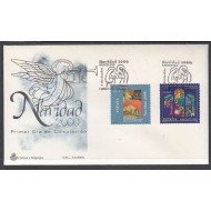 España Spain 3769/70 2000 Navidad SPD Sobre Primer Día España Spain 3769/70 2000 Navidad SPD Sobre Primer Día