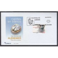 España Spain 4587 2010 Dia Mundial del Alzheimer SPD Sobre Primer Día España Spain 4587 2010 Dia Mundial del Alzheimer SPD Sobre Primer Día