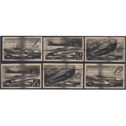 España Spain 775/80PR 1938 Submarino Sin dentar 