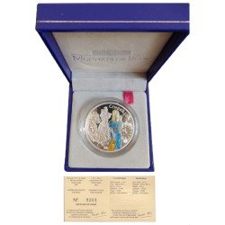 Francia France 2002 Moneda Plata Monnaie Argent 1 1/2 € Proof Color Walt Disney Cendrillon Francia France 2002 Moneda Plata Monnaie Argent 1 1/2 € Proof Color Walt Disney Cendrillon