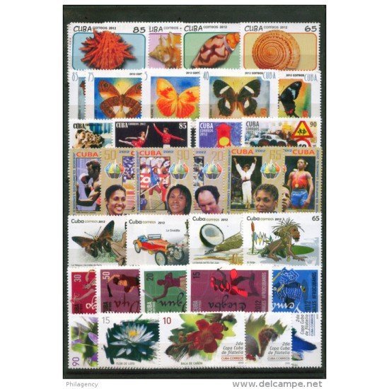 Cuba 2012 Año completo Year complete MNH 