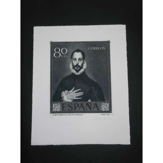 España Spain Colección Grabados Conmemorativos IV Centenario El Greco 1614 - 2014