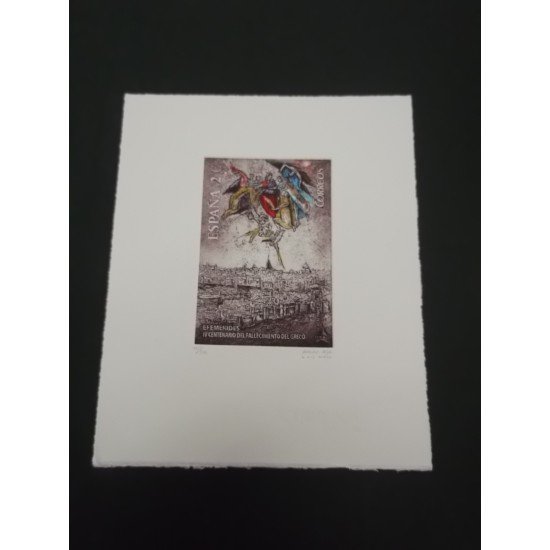 España Spain Colección Grabados Conmemorativos IV Centenario El Greco 1614 - 2014