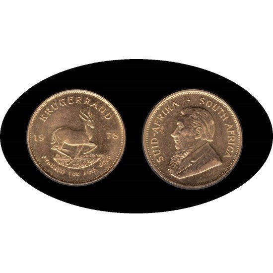 Sudafrica South Africa Krugerrand 1978 onza oro puro Au gold Sudafrica South Africa Krugerrand 1978 onza oro puro Au gold