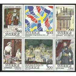 MI1 Suecia Sweden 1794/99 1994 Relaciones culturales Francia Suecia MNH MI1 Suecia Sweden 1794/99 1994 Relaciones culturales Francia Suecia MNH