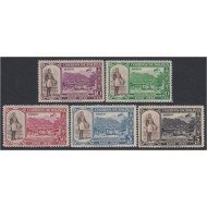 Bolivia A-63/67 1942 Centenario de la Fundación de la provincia de Beni MNH Bolivia A-63/67 1942 Centenario de la Fundación de la provincia de Beni MNH