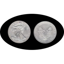 Estados Unidos United States 1 OZ onza 2001 Liberty 1$ Plata Ag Estados Unidos United States 1 OZ onza 2001 Liberty 1$ Plata Ag