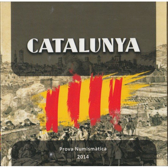 Catalunya Cartera Euros en prueba 2014 Tricentenari 1714-2014 Catalunya Cartera Euros en prueba 2014 Tricentenari 1714-2014