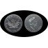Canadá Canada 1 OZ onza 1990 Maple Leaf Elisabeth II 5 $ Plata Ag
