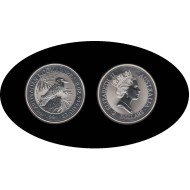 Australia 2 OZ onza 1992 Kookaburra 2$ Plata Ag 