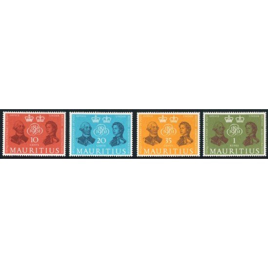 MI2/VAR2 Mauricio Mauritius 256/59 1961 MNH MI2/VAR2 Mauricio Mauritius 256/59 1961 MNH