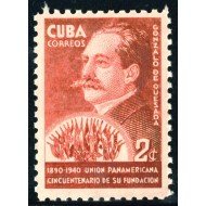 Cuba 262 1940 50 Años de la UPU MNH Cuba 262 1940 50 Años de la UPU MNH
