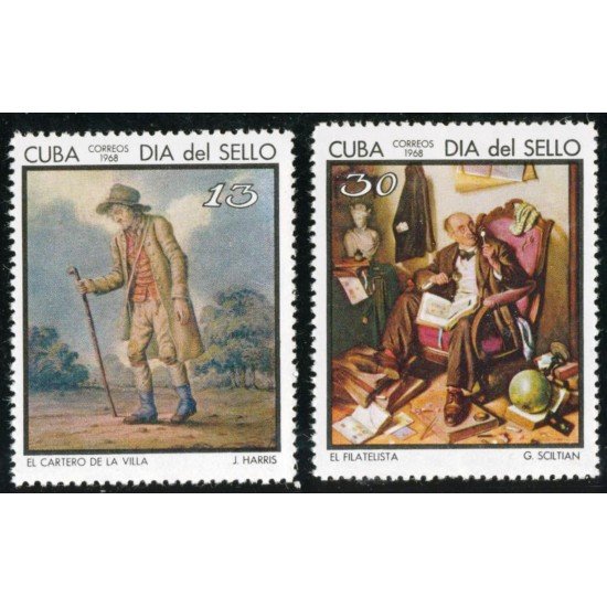 PI1/FL2/VAR1 Cuba Nº 1233/34 1968 MNH PI1/FL2/VAR1 Cuba Nº 1233/34 1968 MNH