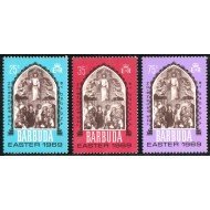 REL Barbuda Nº 35/37 religión 1969 MNH REL Barbuda Nº 35/37 religión 1969 MNH