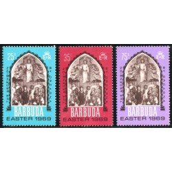REL Barbuda Nº 35/37 religión 1969 MNH REL Barbuda Nº 35/37 religión 1969 MNH