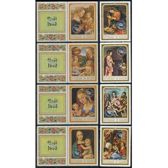 PI1/AST/REL Burundi 306/09+A107/10 MNH PI1/AST/REL Burundi 306/09+A107/10 MNH