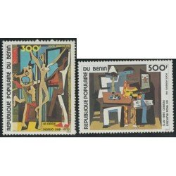PI1 Benín Nº A 298/99  1981 pintura picasso MNH