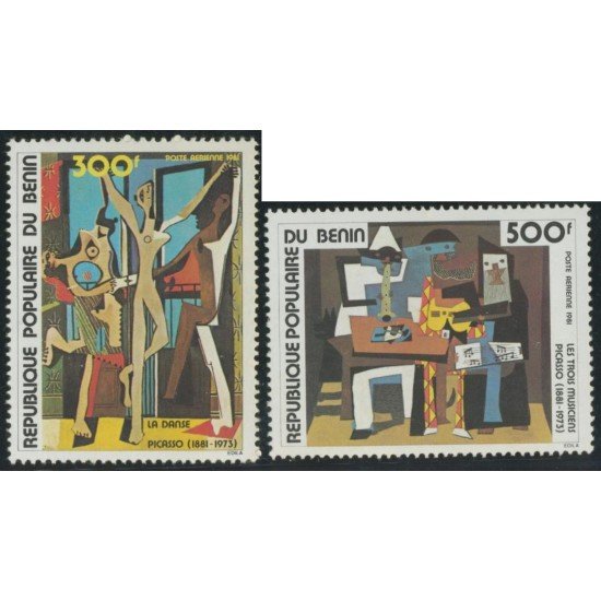 PI1 Benín Nº A 298/99  1981 pintura picasso MNH