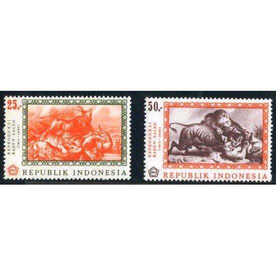 PI1/FAU1/VAR2 Indonesia  523/24 MNH
