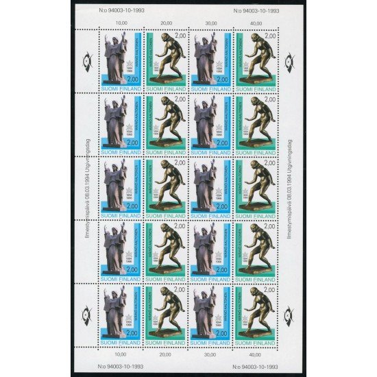 PI1 Finlandia Finland  Nº 1209A  MP  1993  MNH